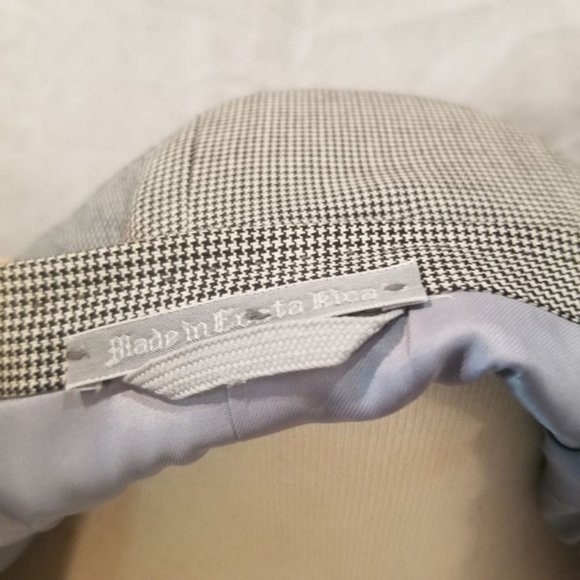 Vintage Oleg Cassini houndstooth mens sport jacket VGC 46r - Picture 10 of 10